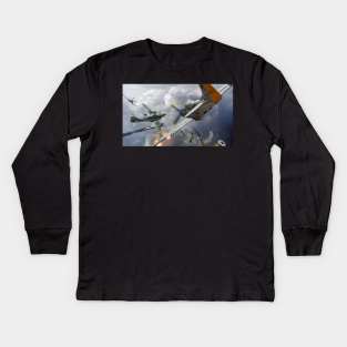 P51 vs Me262 Kids Long Sleeve T-Shirt